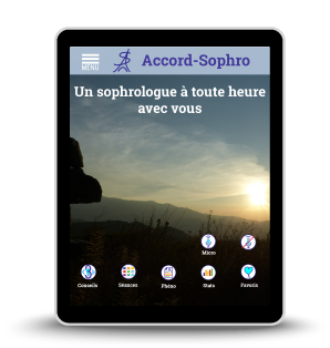Application de sophrologie pour tablette afin de g&eacute;rer son stress